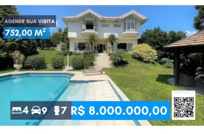 Cond. palos verdes - clássica, 4 suítes, gourmet, piscina e linda vista! em 2 lotes!