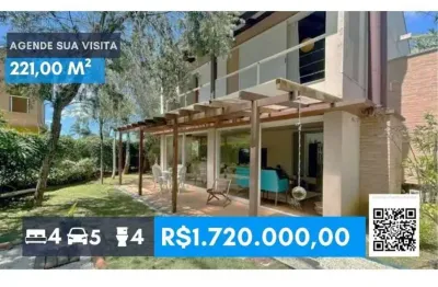 Cond. aldeia da mata (no chác. dos lagos) - 4 dorms/ 2 sts, piscina