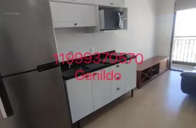 Apartamento mobiliado com 1 quartos, sacada , armários planejados,  50 metros do metro butantã  fl55