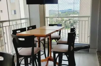 Apartamento mobiliado 3 quartos com varanda gourmet no butantã fl48