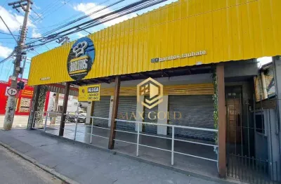 Ponto para alugar, 190 m² por r$ 6.800,00/mês - vila são geraldo - taubaté/sp