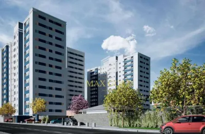 Apartamento com 2 dormitórios à venda, 45 m² por r$ 258.000,00 - jardim gurilândia - taubaté/sp
