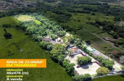 Terreno à venda, 22000 m² por r$ 4.400.000,00 - bairro dos guedes - tremembé/sp