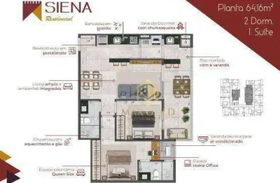 Apartamento com 2 dormitórios à venda, 64 m² por r$ 485.581,00 - itaguá - ubatuba/sp