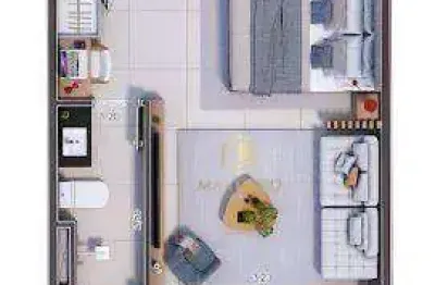 Apartamento com 1 dormitório à venda, 35 m² por r$ 356.651,00 - tenório - ubatuba/sp