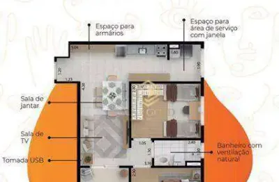 Apartamento com 2 dormitórios à venda, 63 m² por r$ 420.000,00 - esplanada independência - taubaté/sp