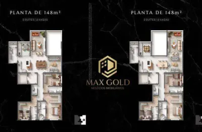 Apartamento com 3 dormitórios à venda, 148 m² por r$ 1.420.800,00 - barranco - taubaté/sp