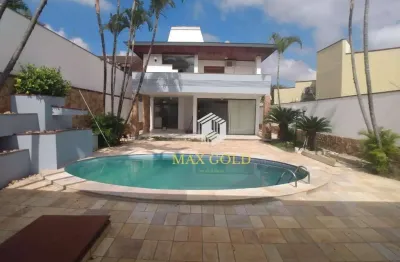 Casa com 4 dormitórios para alugar, 380 m² por r$ 7.474,00/mês - jardim das nações - taubaté/sp