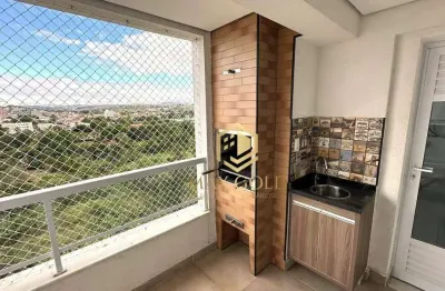 Apartamento com 2 dormitórios para alugar, 92 m² por R$ 3.397,00/mês - Barranco - Taubaté/SP