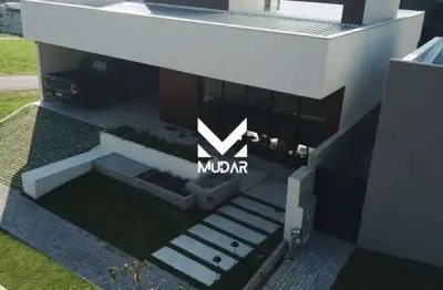 Casa alto padrão mobiliada no condomínio blumengarten