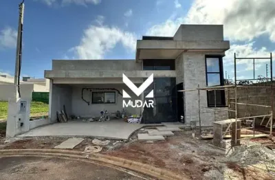 Casa térrea com 3 quartos e suíte no condomínio reserva ecoville i