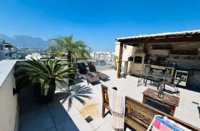Linda cobertura 4qts (3stes) repleta armários cozinha planejada amplo terraço gourmet 2vgs lazer