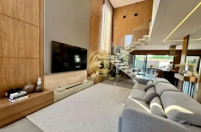 Sobrado mobiliado em condomínio - urbanova - residencial altos da serra iii - 280m² - 3 suítes - sjc