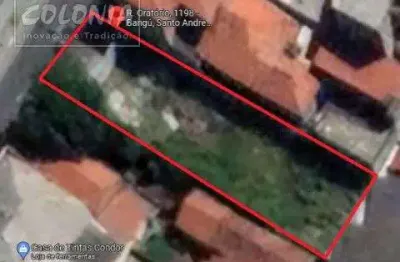 Terreno à venda no Bangú, Santo André 