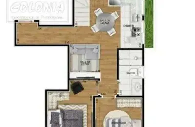Cobertura com 2 quartos à venda no Jardim Stella, Santo André 