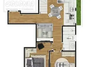 Apartamento com 2 quartos à venda no Jardim Stella, Santo André 