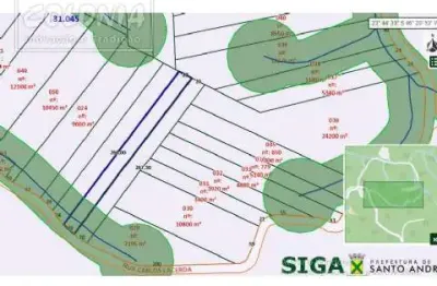 Terreno a venda - jardim joaquim eugênio de lima, santo andré