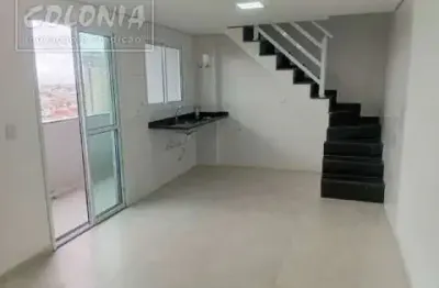 Cobertura com 2 quartos para alugar no Parque Oratório, Santo André 