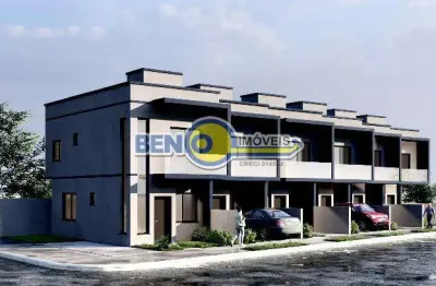 Beno imóveis vende excelente sobrado de esquina com 60 mt , 2 dormitórios.
