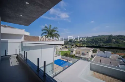 Casa à venda em condomínio fechado com 4 suítes e 10 vagas em cotia - michael pajak (11) 99996-4550