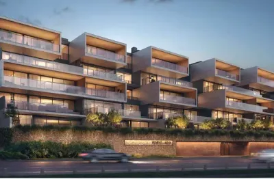 Tributo à paisagem natural e cultural de poa, o porto 1820 traz uma arquitetura contemporânea em reverência à orla