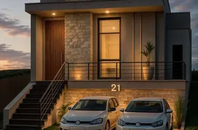 Casa malibu – 3 dormitórios, sendo 1 suíte, design moderno e inspirador