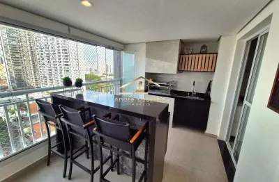 Estilo tatuapé - lindo apartamento - varanda gourmet - 132 mts - tatuapé/sp
