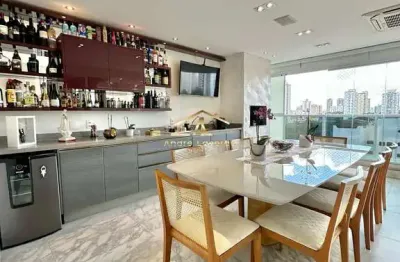 Malaga hernandez - porteira fechada - apartamento alto padrão - tatuapé/sp - varanda gourmet