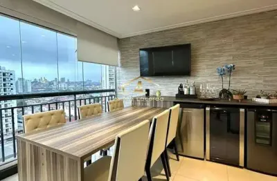 Spettacolo tatuapé - lindo apartamento -  tatuapé/sp - varanda gourmet