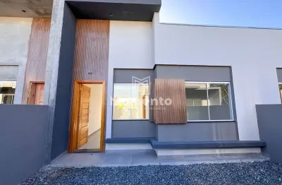 Casa nova com 02 quartos, pronta para morar! itapoá/sc - aceita financiamento bancário.