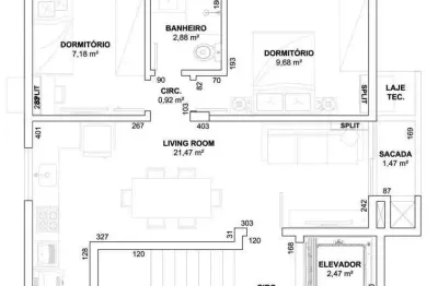 Apartamento com 2 quartos à venda na Rua Ibicaré, Comasa, Joinville