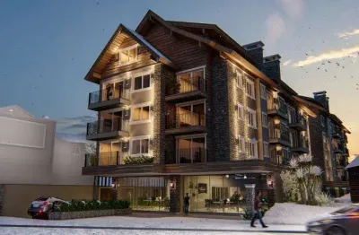 Apartamento à venda em gramado - centro, novo e pronto para morar