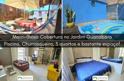 Cobertura 3 quartos à venda, 162 m² - jardim guanabara - rio de janeiro/rj