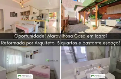 Maravilhosa casa em icaraí com belo projeto de arquitetura - 3 quartos - à venda - icaraí - niterói/rj