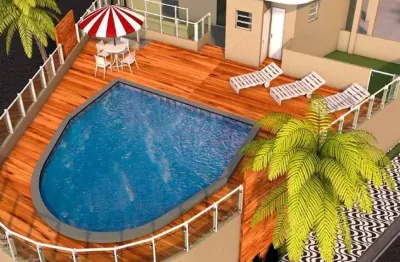 Apartamento com 1 quarto à venda na Avenida Brasília, SN, Vila Caiçara, Praia Grande