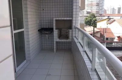 Apartamento dois dormitorios com varanda gourmet guilhermina praia grande sp