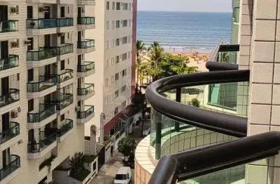 Apartamento dois dormitórios canto do forte praia grande