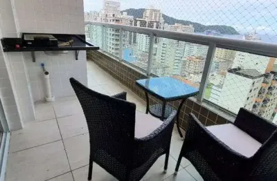 Apartamento com 2 quartos suite vista mar canto do forte praia grande sp