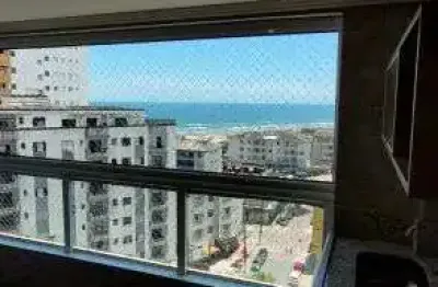 Apartamento 2 dois dormitórios vista mar ocian praia grande sp