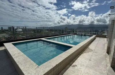 Apartamento um dormitório sacada gourmet vila mirim praia grande sp