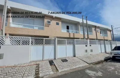 Sobrado para venda tem 74 metros quadrados com 2 quartos em caiçara - praia grande - sp