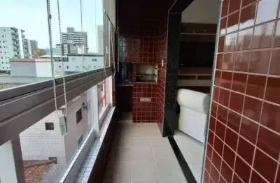 Apartamento dois dormitórios jardim guilhermina praía grande sp