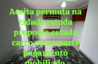 Apartamento um dormitório com sacada vila tupi praia grande sp