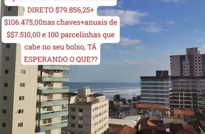 Belíssimo apartamento vista mar 67m² com 2 quartos em caiçara - praia grande - são paulo