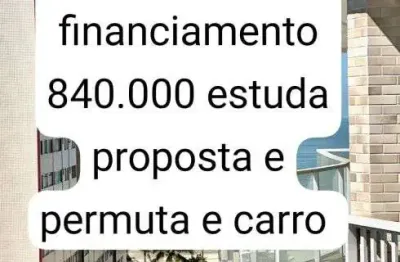 Apartamento três dormitórios vista mar guilhermina praia grande sp