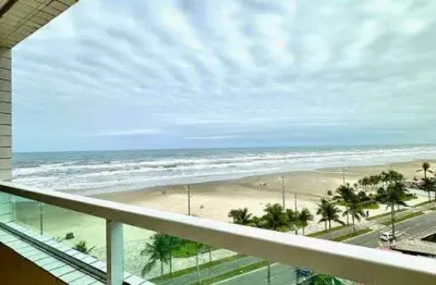 Apartamento um dormitório vista mar vila caiçara praia grande sp