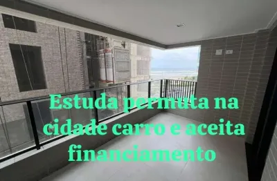 Apartamento um dormitório vista mar maracanã praía grande sp