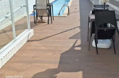 Apartamento um dormitório com varanda gourmet campo da aviação praia grande sp