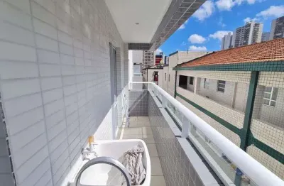 Apartamento para venda com 1 quarto em guilhermina - praia grande - sp