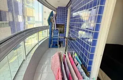 Apartamento um dormitório frente mar vila caiçara praia grande sp